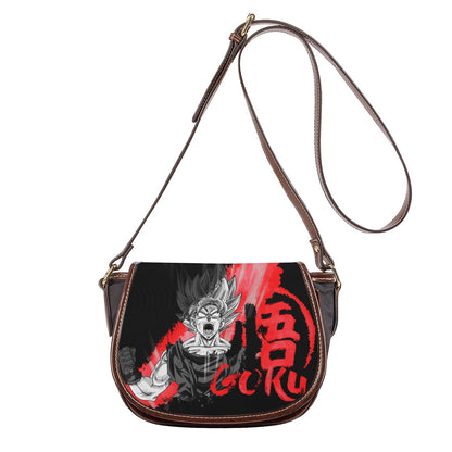 Goku Clutch Purse with Strap - Bold Dragon Ball Z-Inspired Design