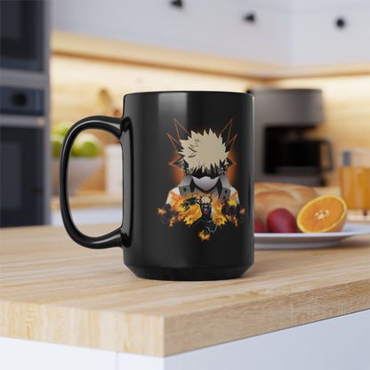 Katsuki Bakugou Minimalist Mug - Explosive My Hero Academia Design