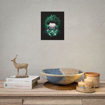 Deku Minimalist - Heroic My Hero Academia Wall Art