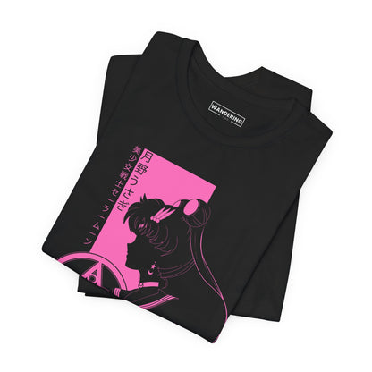Sailor Moon Minimalist T-Shirt – Subtle and Stylish Anime-Inspired Design