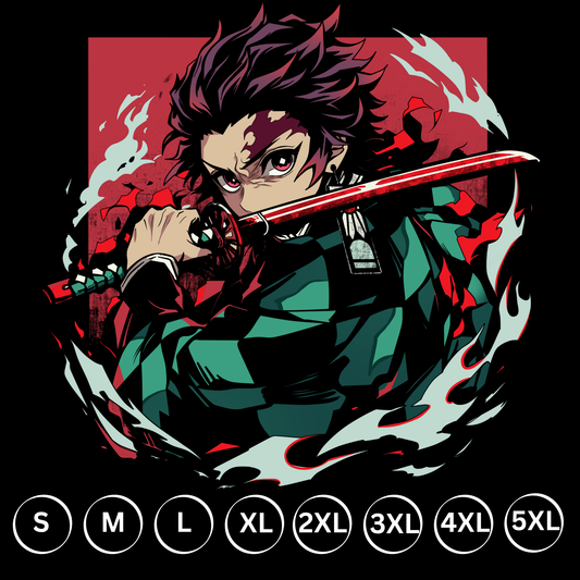 Tanjiro Kamado T-Shirt – Courageous Demon Slayer Design