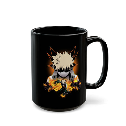 Katsuki Bakugou Minimalist Mug - Explosive My Hero Academia Design