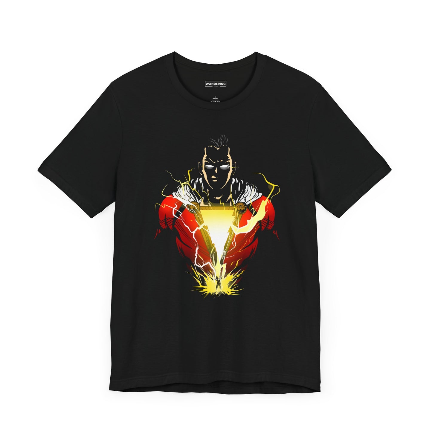 Shazam T-Shirt – Bold Superhero-Inspired Design for True Fans