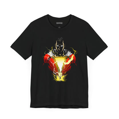 Shazam T-Shirt – Bold Superhero-Inspired Design for True Fans