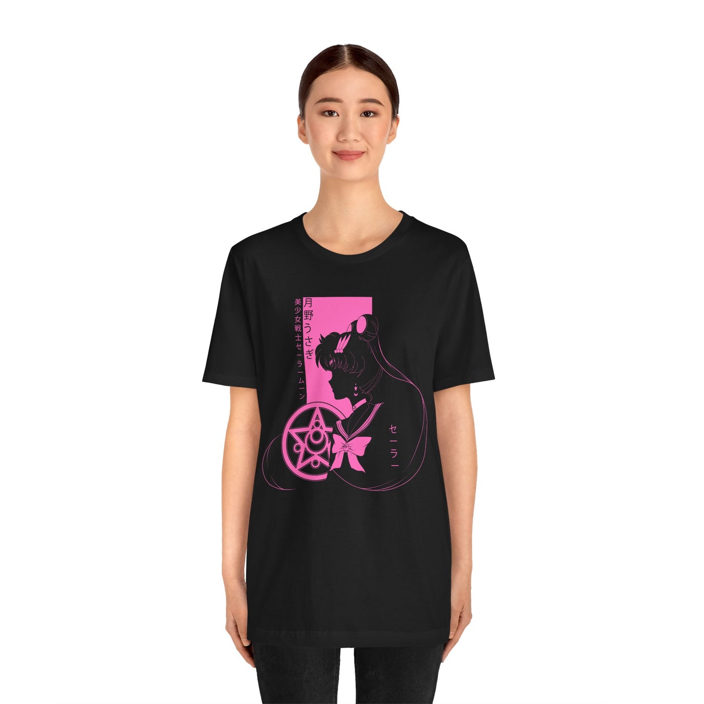 Sailor Moon Minimalist T-Shirt – Subtle and Stylish Anime-Inspired Design