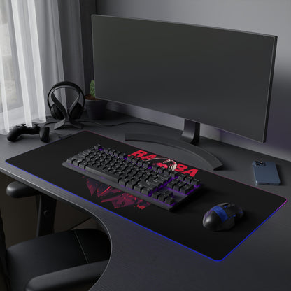 Baba Yaga / John Wick LED Playmat - Legendary Assassin Design for Your Desk