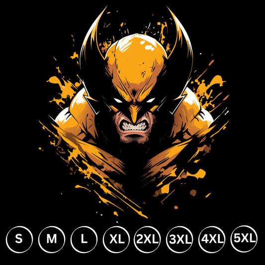 Wolverine T-Shirt – Unleash the Berserker Rage in Iconic Marvel Style